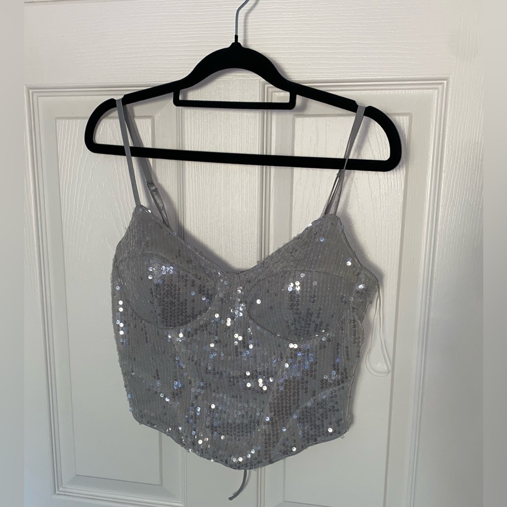 Fashion Nova Star Blaze Lace Up Top